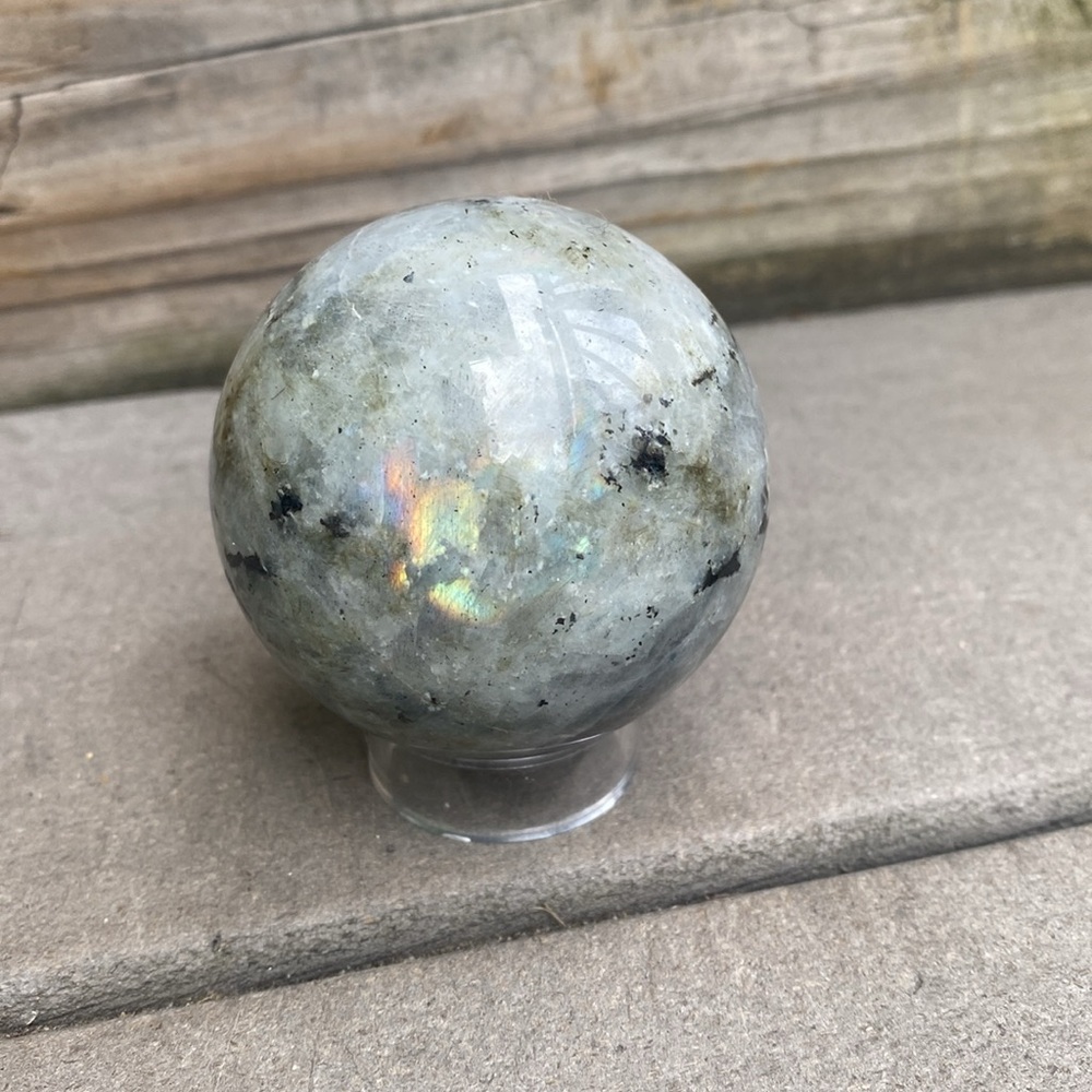 Labradorite Sunset Sphere - Picture 6 of 12
